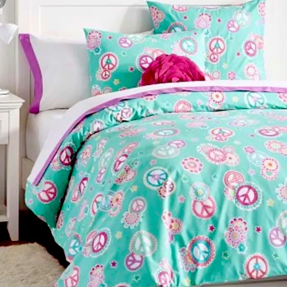 Pottery Barn Kids Bedding Pottery Barn Kids Groovy Peace Duvet